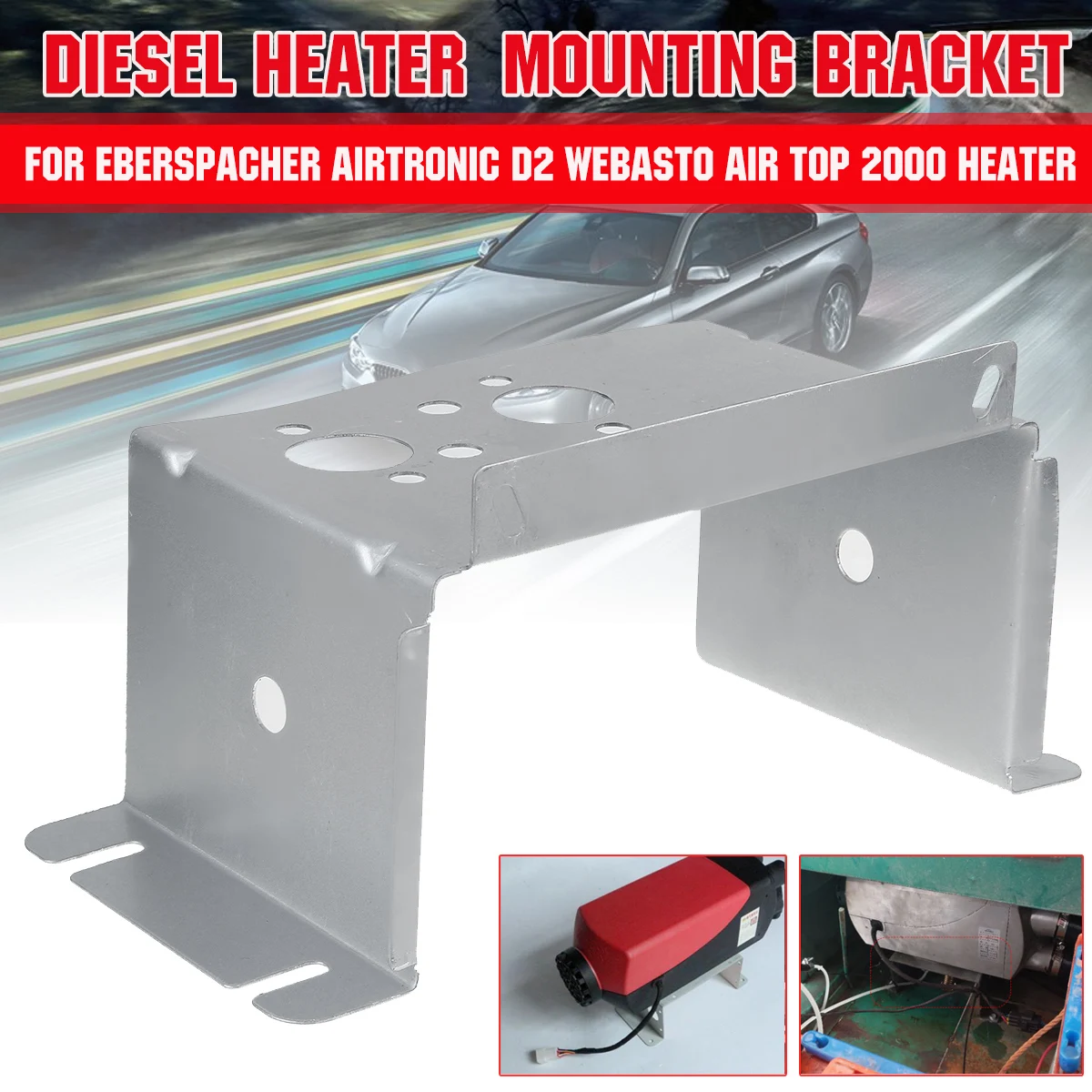 

Air Diesel Parking Heater Base Mounting Bracket Floor Plate For Eberspacher Airtronic D2 Webasto Propex Car Truck VAN