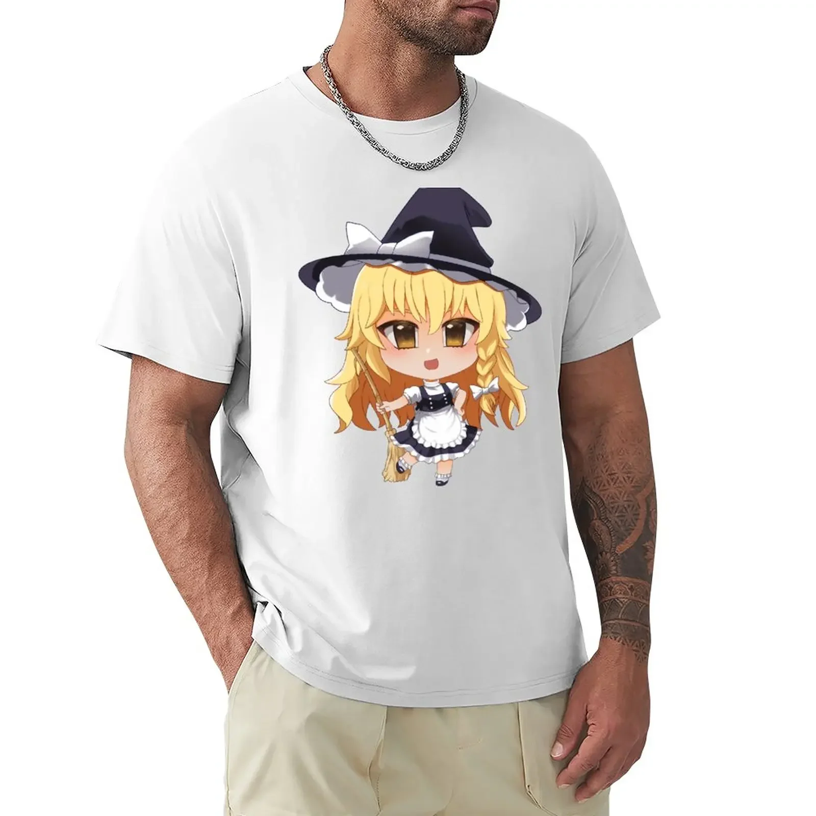 Chibi Marisa Kirisame T-Shirt blanks korean fashion mens champion t shirts