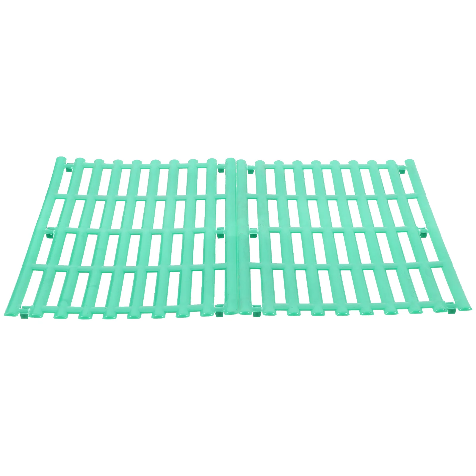 2 Pcs Rabbit Cage Mat Net Bunny Foot Mats Holes Design Floor for Pet Rabbits Guinea Pig Accessories Small Animals