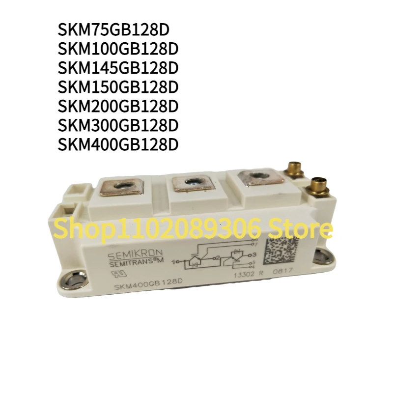 

IGBT full power module SKM75GB128D SKM100GB128D SKM145GB128D SKM150GB128D SKM200GB128D SKM300GB128D SKM400GB128D