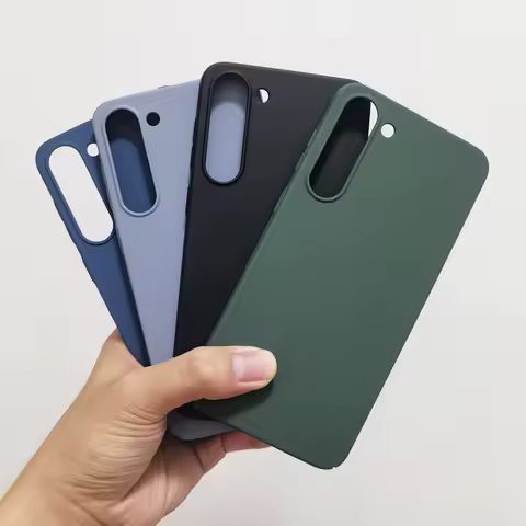 Slim Candy Color Matte Case For Samsung Galaxy S23 S22 S21 Ultra Plus FE S23U 5G Hard PC Shockproof Bumper Cover