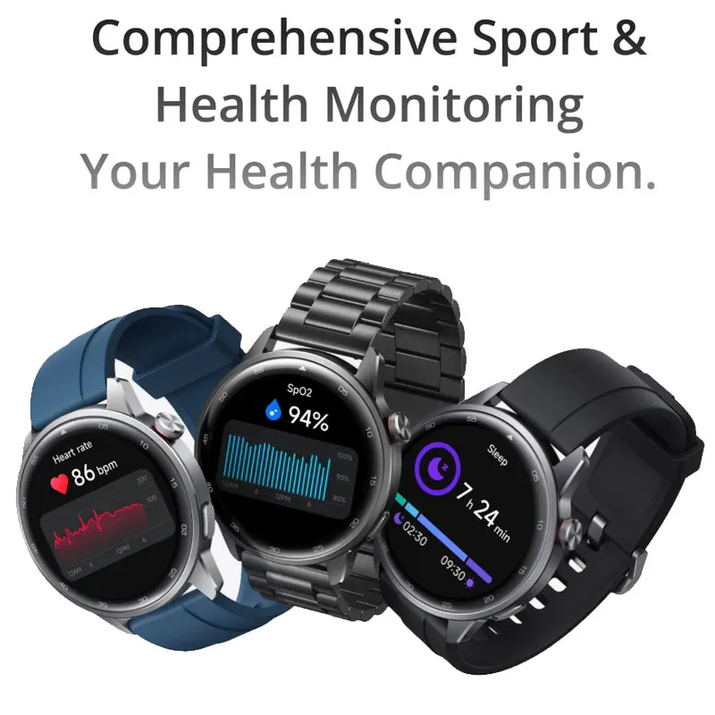 Realme Watch S2 ساعة ذكية 20 يومًا عمر البطارية 1.43 بوصة AMOLED عرض Spuer AI محرك Smartwatch IP68 مقاوم للماء الإصدار العالمي