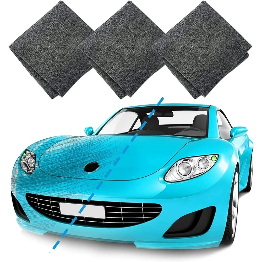 Paño Nano Mágico Mejorado para Eliminar Arañazos de Coche, Paño Multiusos para Reparar Arañazos en la Pintura del Coche