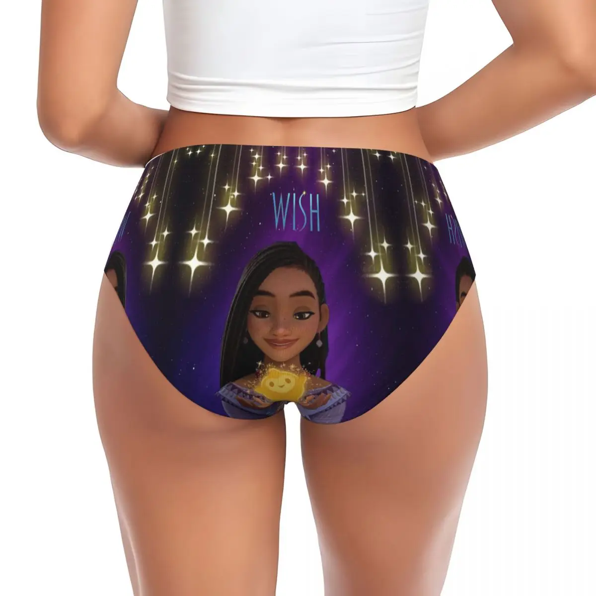 Custom Wish Animes Brief Panties Women Stretch Underwear