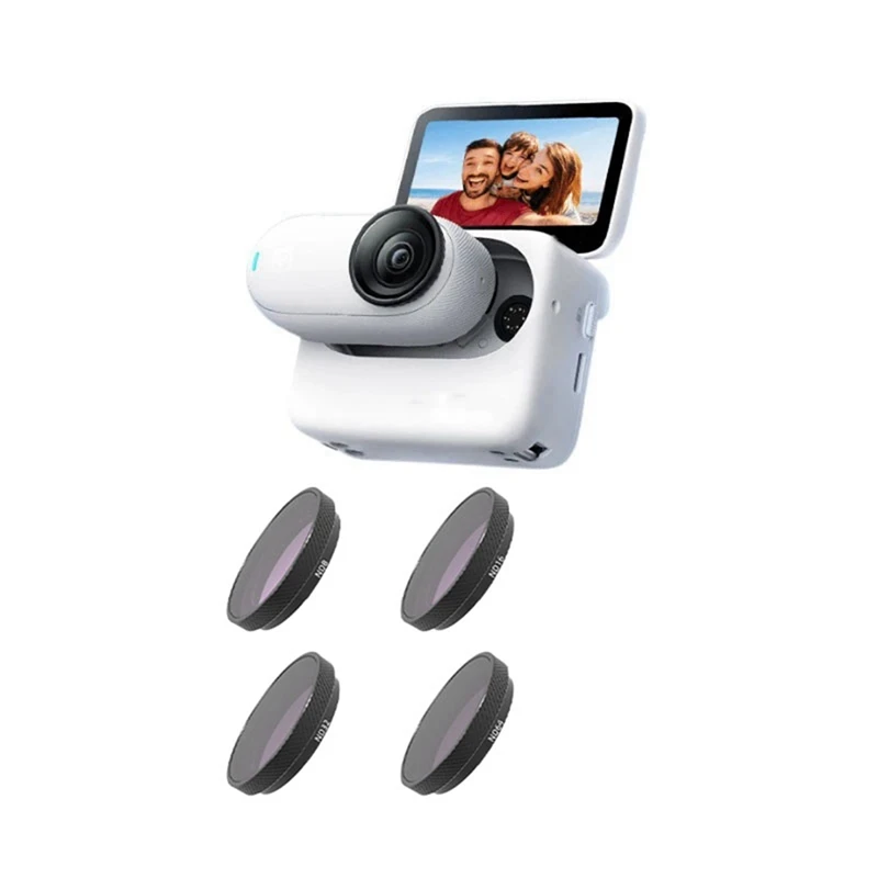 A99E-Camera Lens Filter For Insta360 GO3S ND8 ND16 ND32 ND64 Lens Filter Neutral Density Filter Camera Filter Accessories