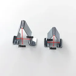 10Pcs Sliver Car Door Trim Panel Lining Clips Metal Interior Upholstery Retainer Rivet Auto Fastener Clip for Audi Seat Skoda