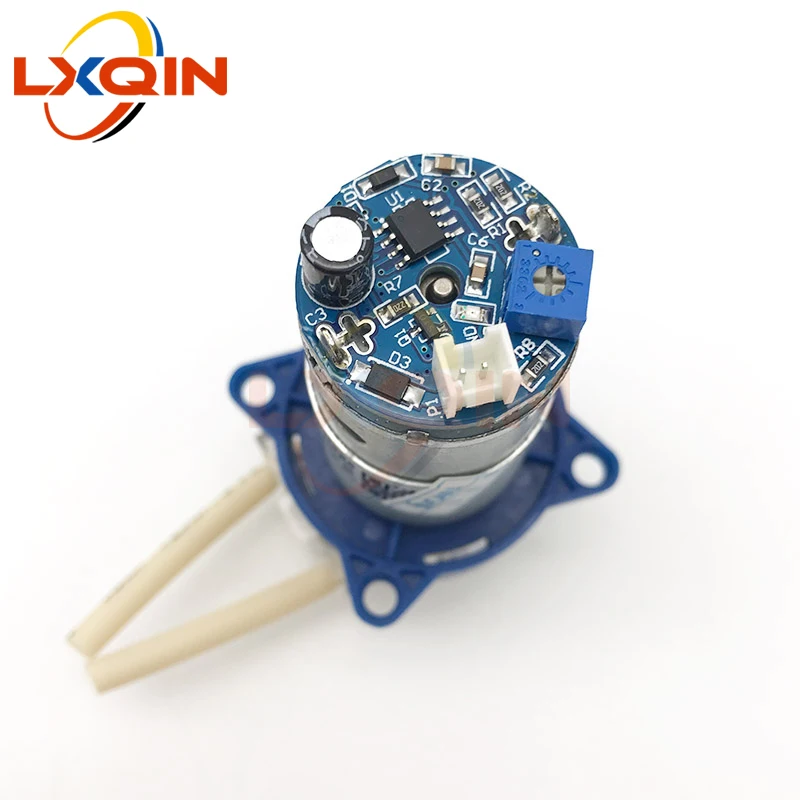 Imagem -03 - Lxqin-bomba de Tinta Micro Peristáltica Máquina Dtf Fluxo dc 24v 7w S350ad395 1pc