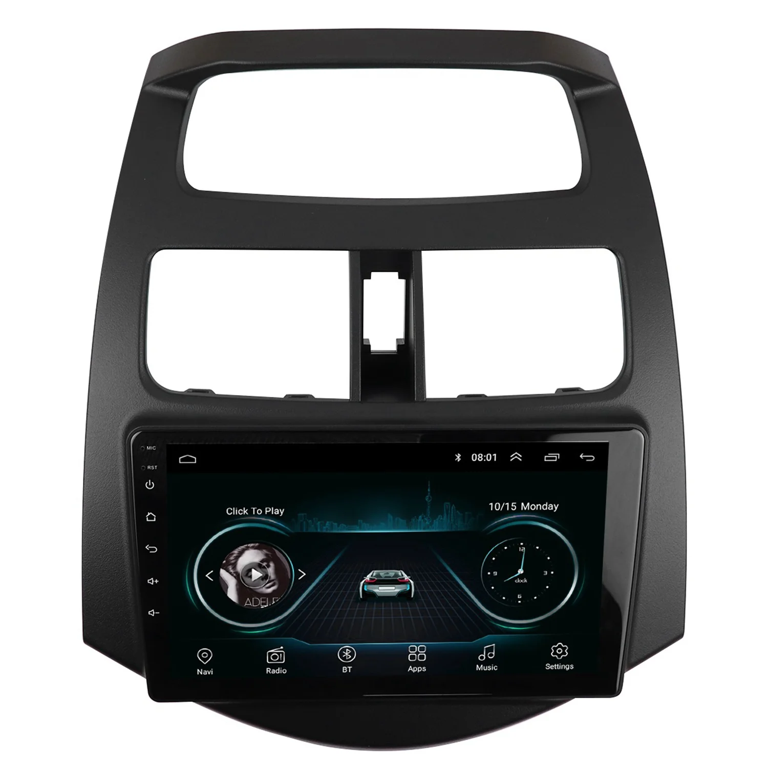 

Portable 9 Inch Radio Fascias For Spark 2010-2013 Double Din DVD Stereo Panel Dashboard Refitting Installation Frame