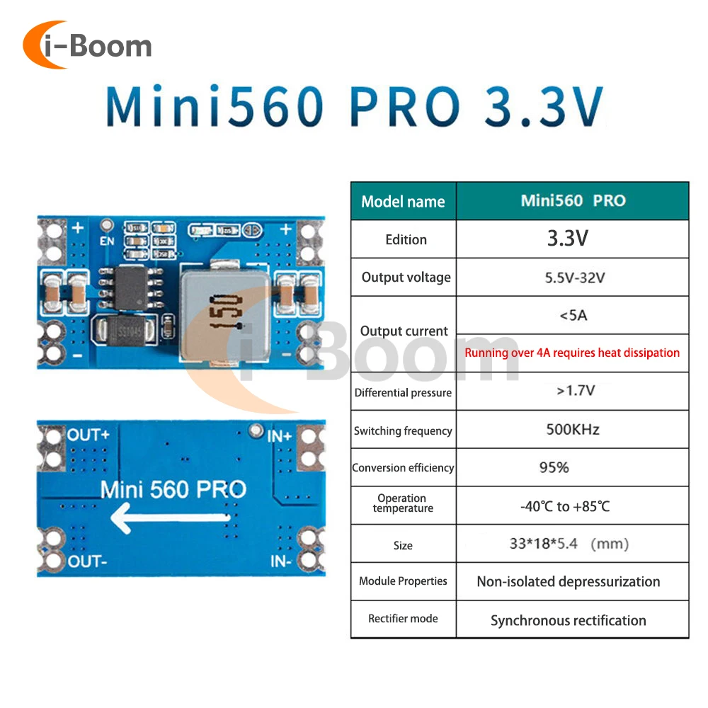 MINI560 PRO buck power supply board DC to DC buck module Converter Voltage Regulator Buck Stabilized Power Supply