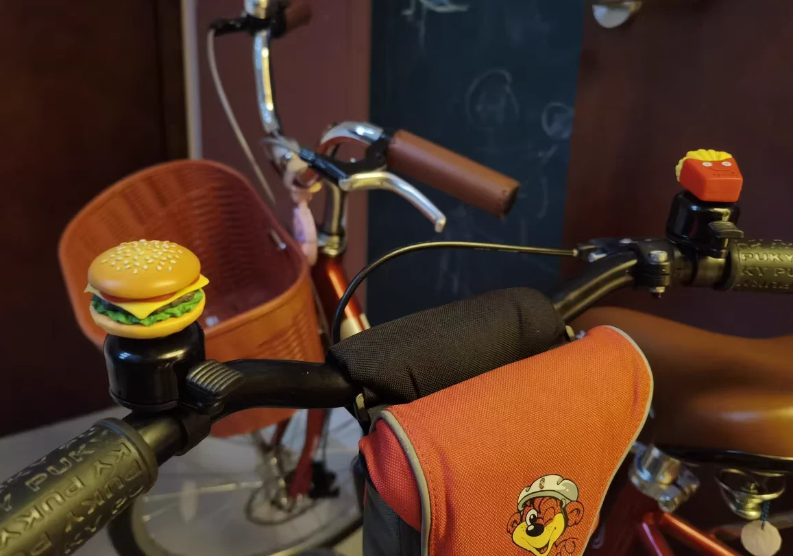 Hamburg Cartoon Fahrradklingel Super Ring Kinder-Mountainbike-Klingel Roller-Klingel Fahrraddekoration Fahrradzubehör – Detail 12