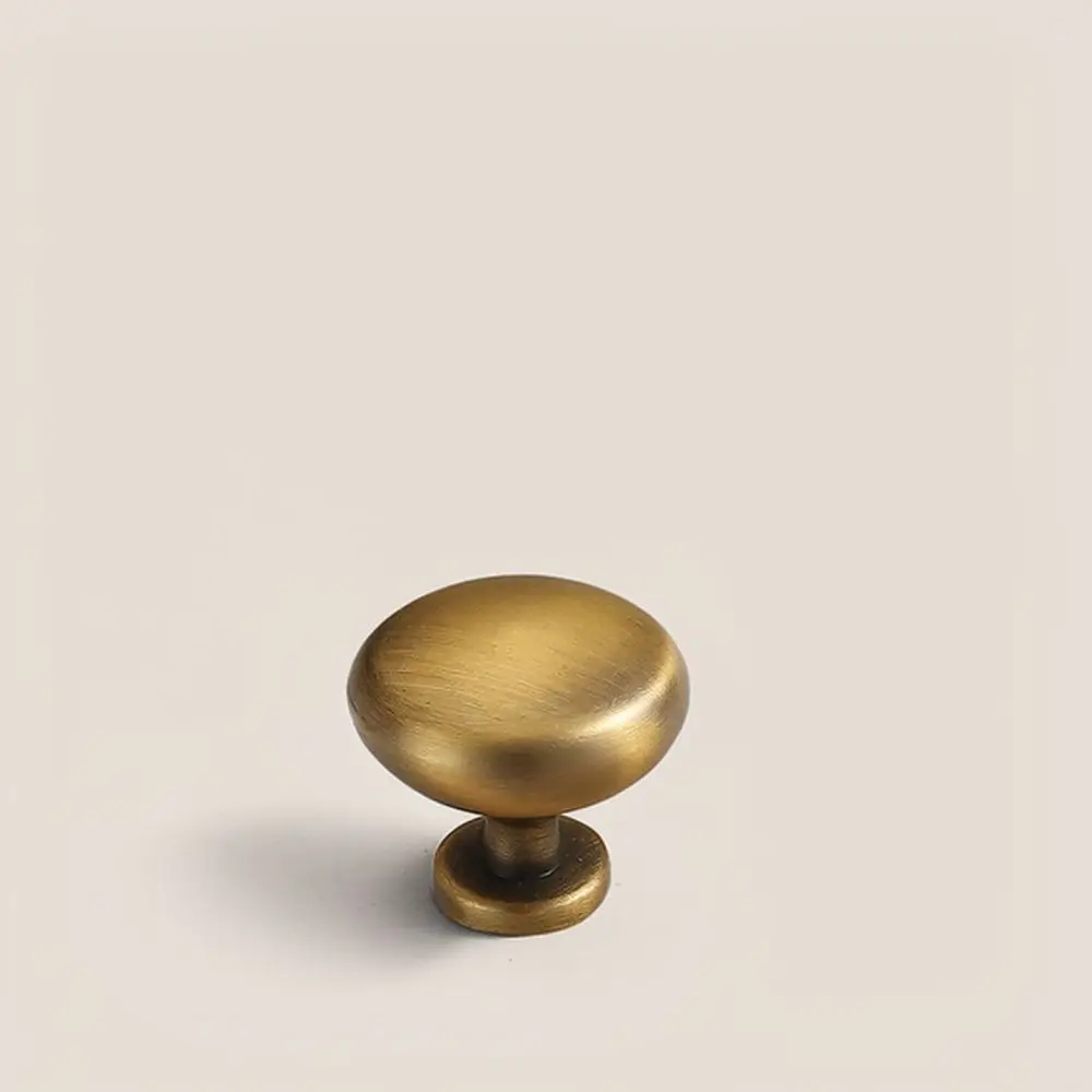 Retro Style Bronze Cabinet Pull Solid Metal Handle Vintage Drawer Knob Kitchen Cupboard Door Hardware Decorative Part