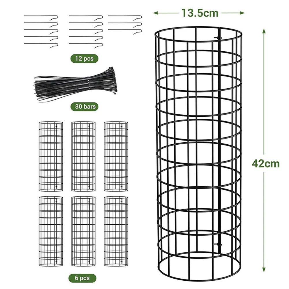 Tronco De Árvore Guarda De Proteção Com Estacas De Metal, Guarda Durável, Protetor De Plantas, Gaiola De Jardim, Cuidados Com A Planta