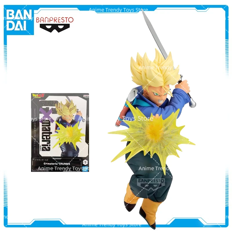 

Оригинальный Bandai BANPRESTO GxMateria Dragon Ball Z Future Trunks SSJ в наличии, коллекция моделей кукол, серия, аниме-фигурка WY