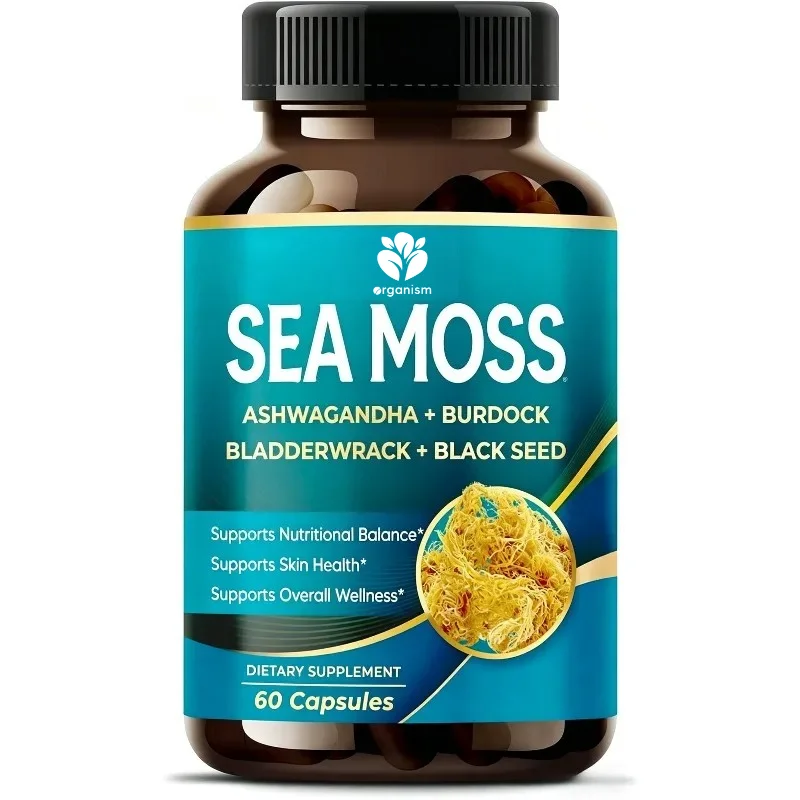 Black Seed Oil Capsule - High quality seaweed, burdock black seed