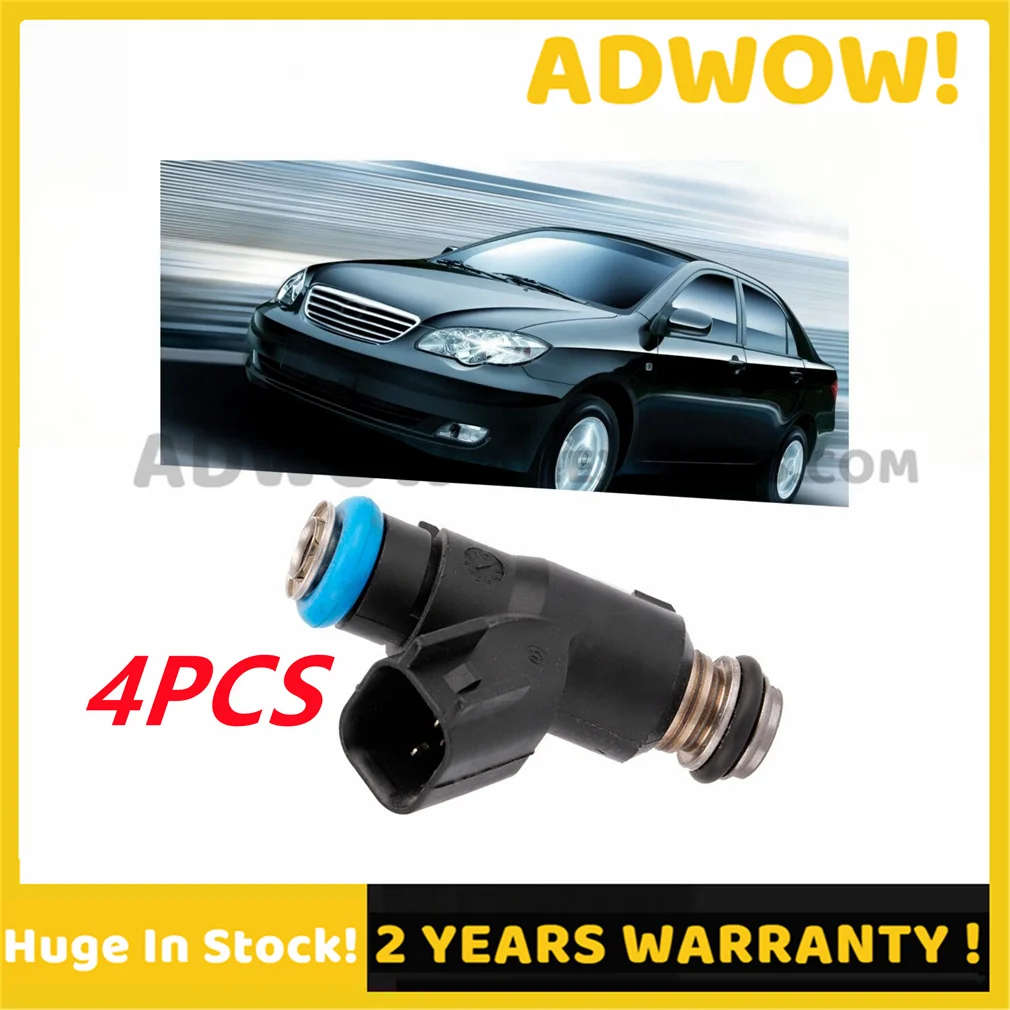 

New 25359853 4pcs Fuel Injector For Chevrolet 2000-2016 For BYD F3 4-Strokes Car Accessories