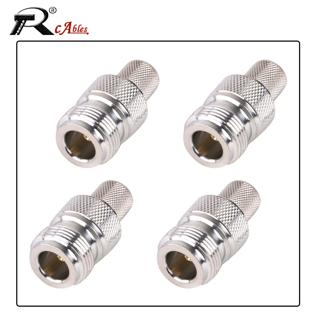 

10PCS RF Coaxila Connector N Female Jack and N Male Plug Crimp For 50-7 LMR400 Cable 50ohm RF Coaxial Adapter