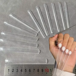 24pcs 10XL Extreme Long False Nail Tips Square Full Cover Artificial Acrylic Nail Extension Clear Press On Nails