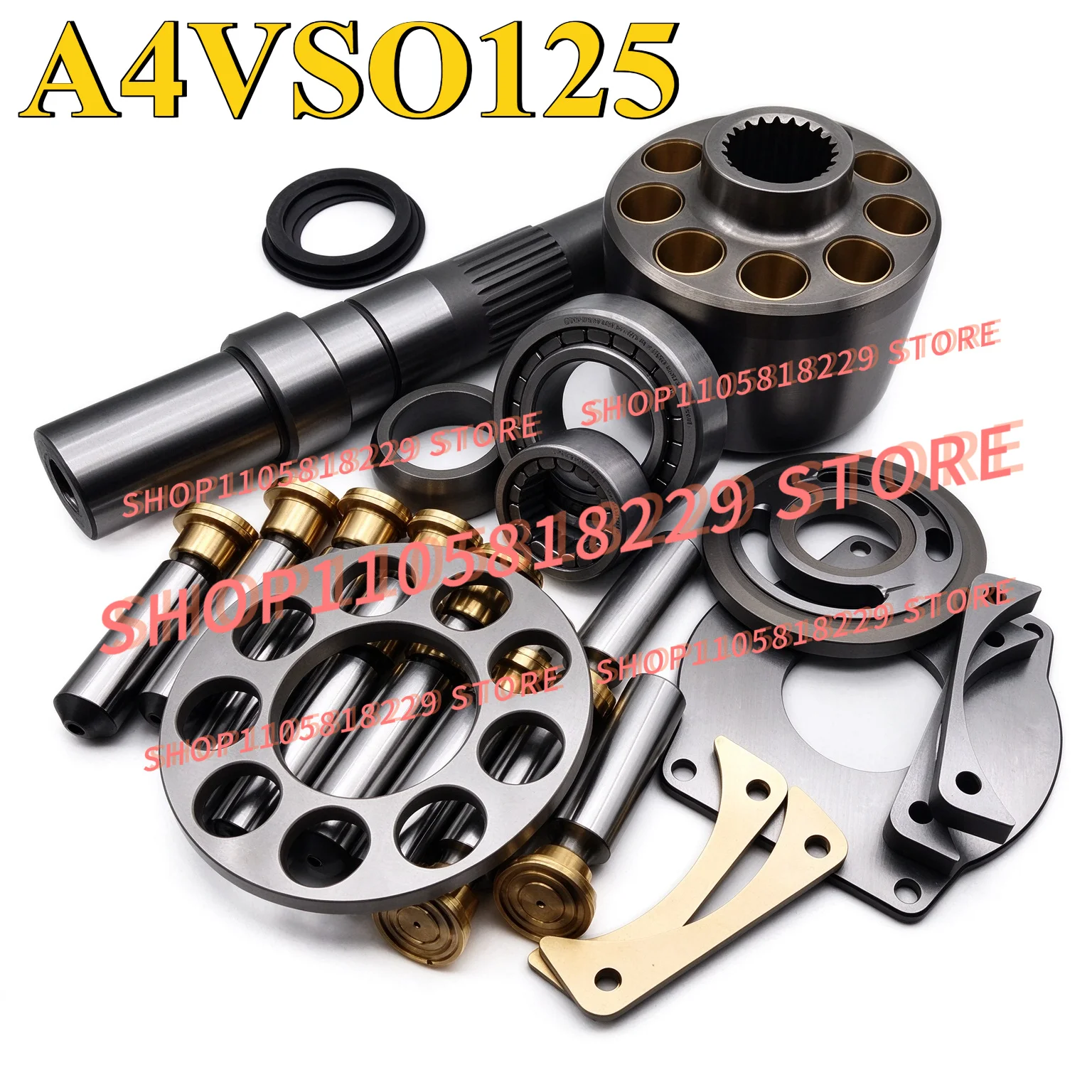 A4VSO125 Series Hydraulic Pump Spare Parts Rotor Set Kit A4VSO125 Piston Pump Hydraulic Piston Maintenance Kit