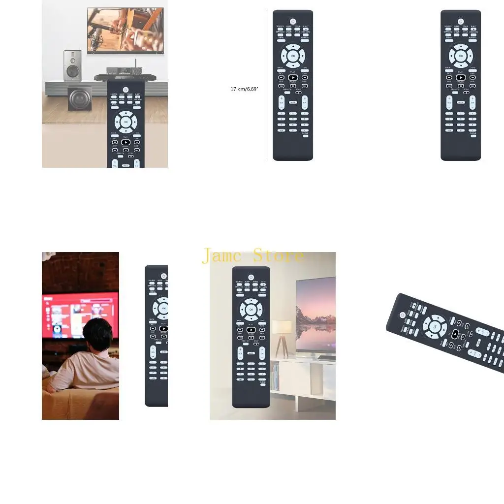

LX0B Удобный пульт дистанционного управления для ЖК-телевизора HDTV DVD 32MF369B/F7 42MF339B/F7Замена