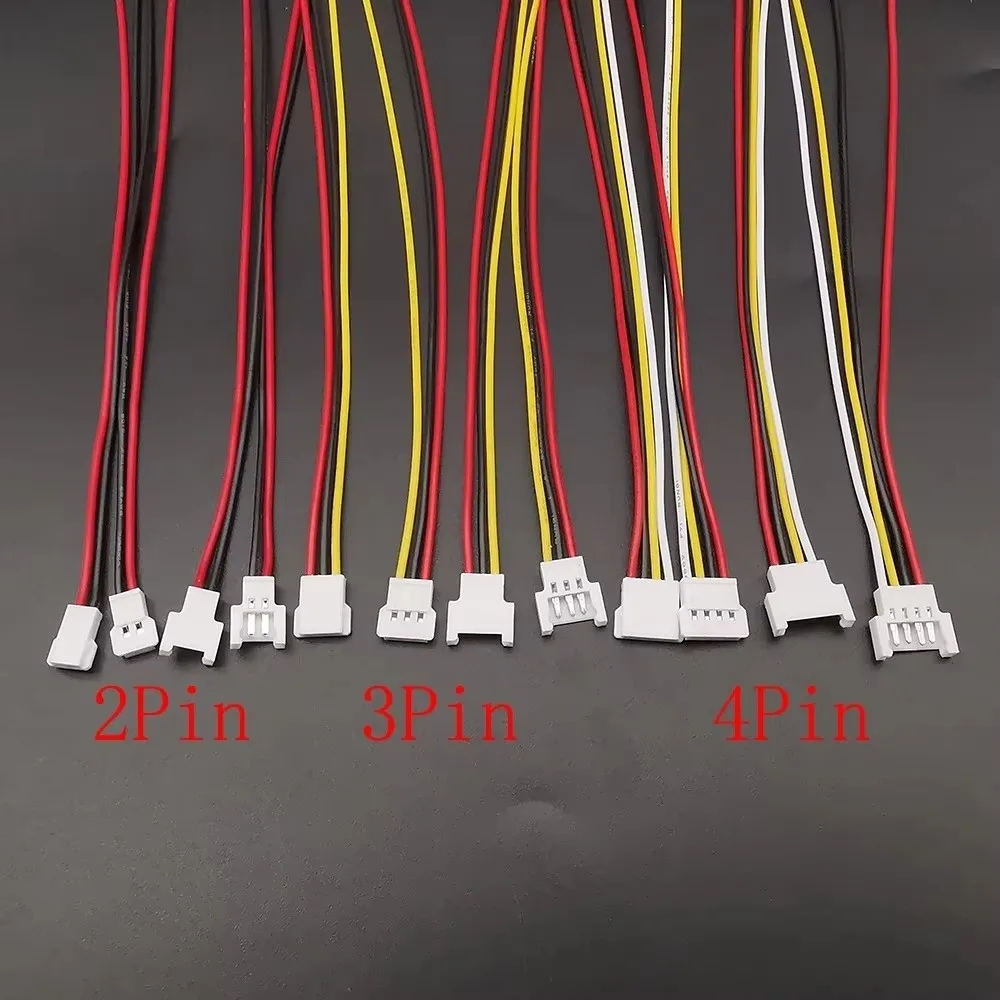 10PCS Male Female Micro Connector Cables Plug and Jack MX 2.0 Connector Wiring Leads Prewired Compact Connection