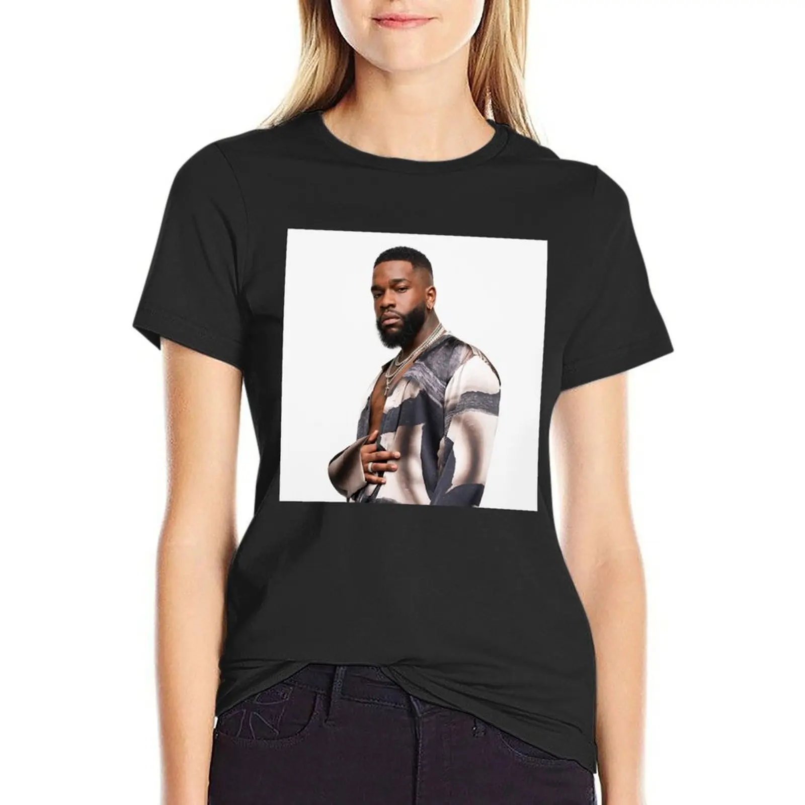 

Tayc Portrait T-Shirt sports fans funny Aesthetic clothing Summer Women's clothing