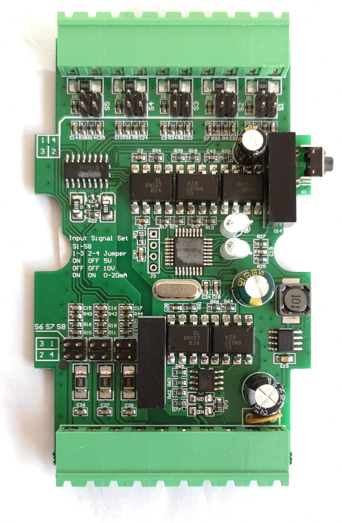 MB8AI 4-20mA 0-5V 0-10V 8 Kênh 12 Kênh Đầu Vào Analog Mua Lại Module Phát RS485 MODBUS