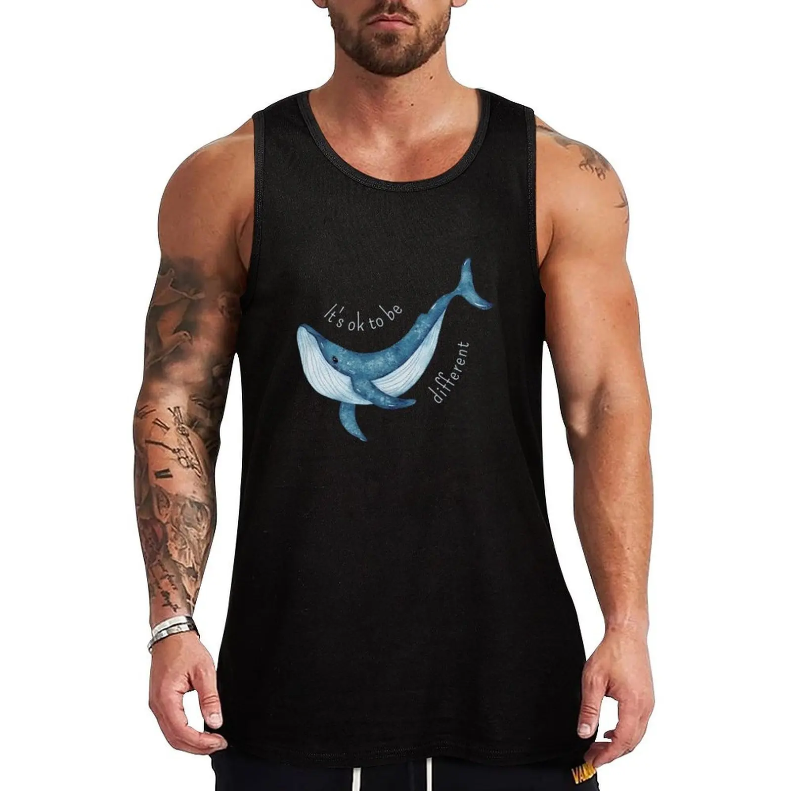 

Extraordinary attorney Woo Whale Tank Top T-shirt for fitness anime top man sexycostume