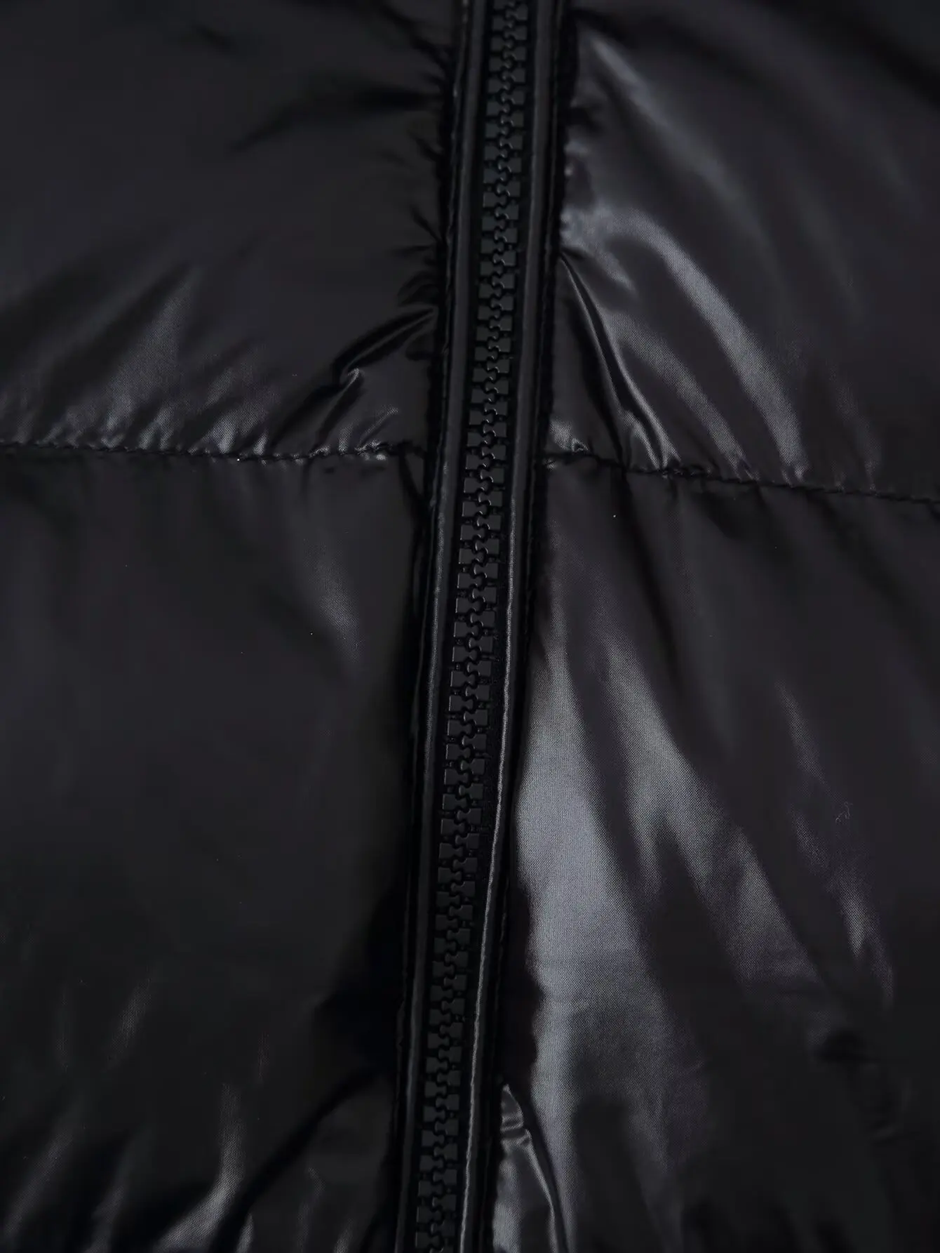 ملابس نسائية جديدة على الطراز الأوروبي والأمريكي سترة قطنية خبز بسيطة ومتعددة الاستخدامات لامعة بغطاء للرأس وجيب وسحاب #6