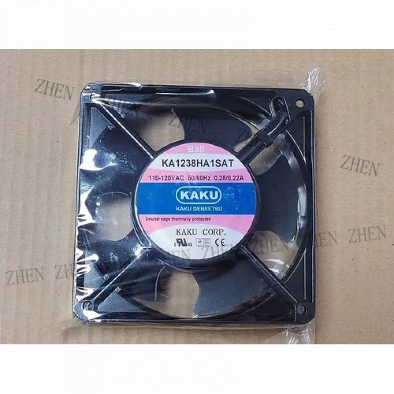 

Y 1 Pc. New for FAN KA1238HA1SAT AC 110-120V 0.28/0.22A 12038 12CM