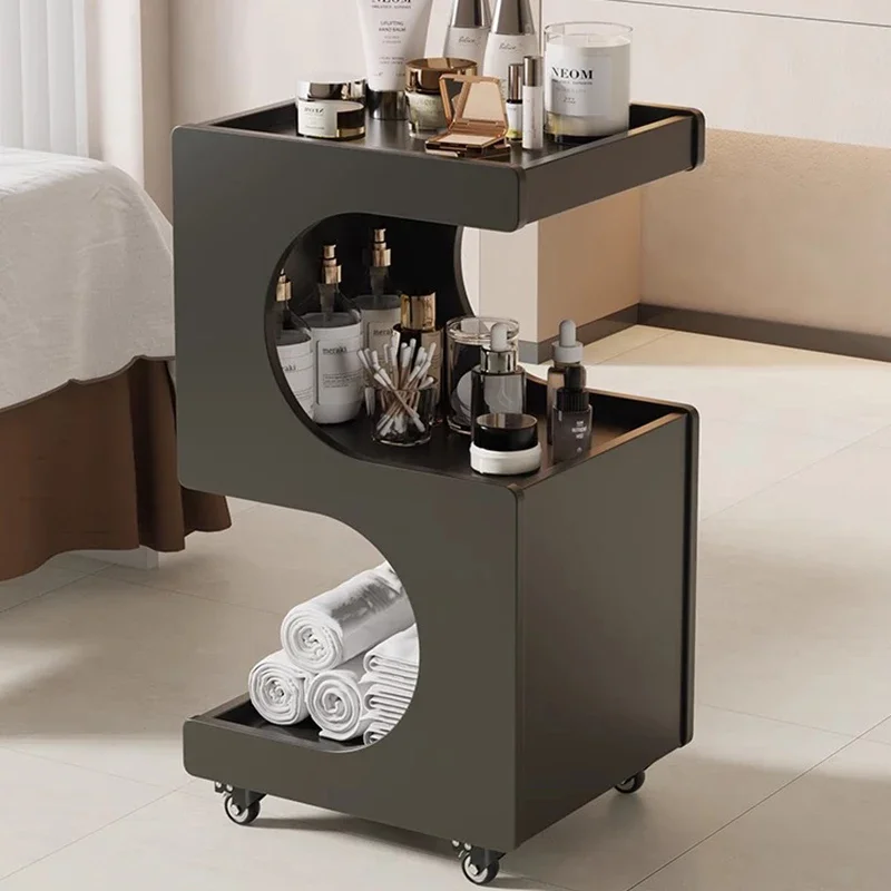 

Moving Luxury Salon Trolley Trendy Beauty Nordic Storage Trolley Cart Hairdressing Tool Carritos Organizadores Salon Furniture