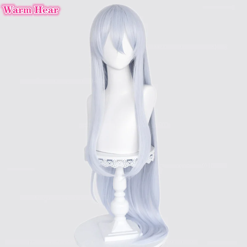 Yoisaki Oke Ade-Perruques de Cosplay Synthétiques Anime Bleu Clair, Cheveux de Degré de Chaleur, Perruques de ixd'Halloween, Bonnet de Perruque, 80cm, 100cm de Long