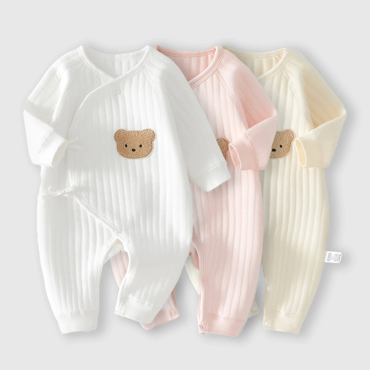Autumn 0-6Months Baby Rompers Newborn Girls/Boys 100%Cotton Clothes of Long Seeve Infant Clothing