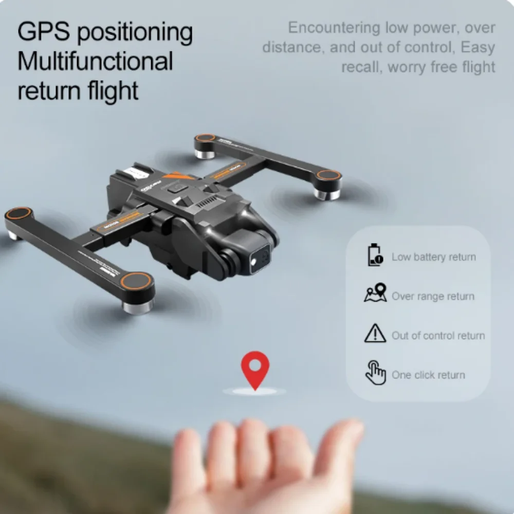 Imagem -06 - Drone Aéreo Profissional Gps hd 4k 5g Wifi Evitar Obstáculos sem Escova Quadcopter Dobrável Rg700 Pro