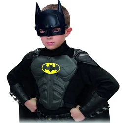 Halloween Party Cosplay Batman Costumes Children Clothing Kids Superhero Mask+Cape+Wristguard+Breastplate Brand New DS29