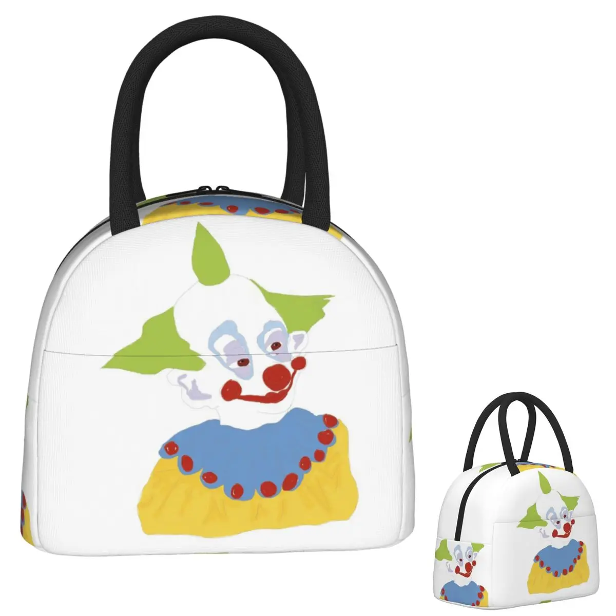 

Killer Klowns From Outer Space Insulated Lunch Bag for Women Children Portable Food Boxes Thermal Lunch Box Tote
