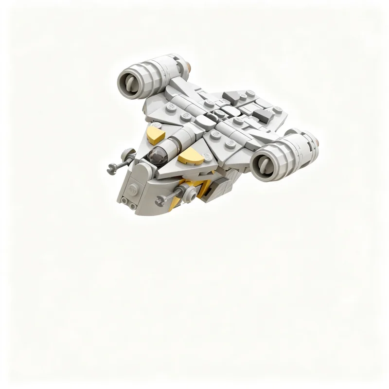 196pcs MOC Star Battle MINI Bounty Hunter’s Gunship Model Building Blocks Construction Toy Christmas Gift Collection Education