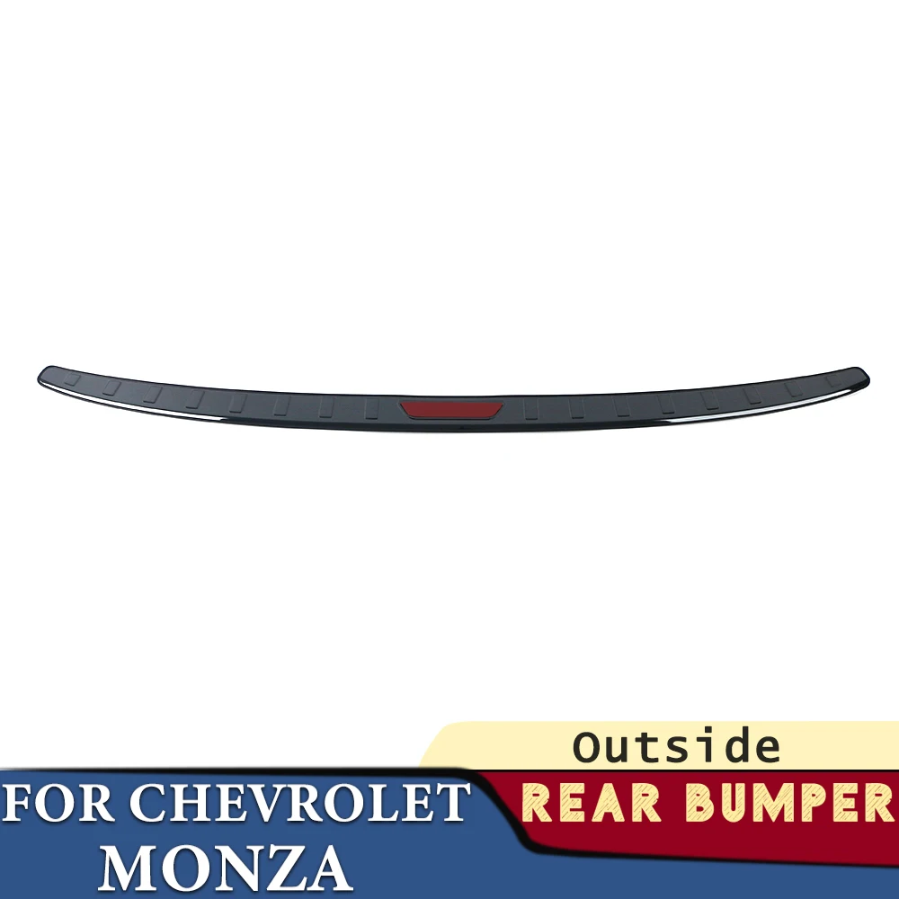 

Trunk Bumper for Chevrolet Monza 2023 2024 Car Accessories Stainless Steel Rear Fender Protector Pad Cover Decoration