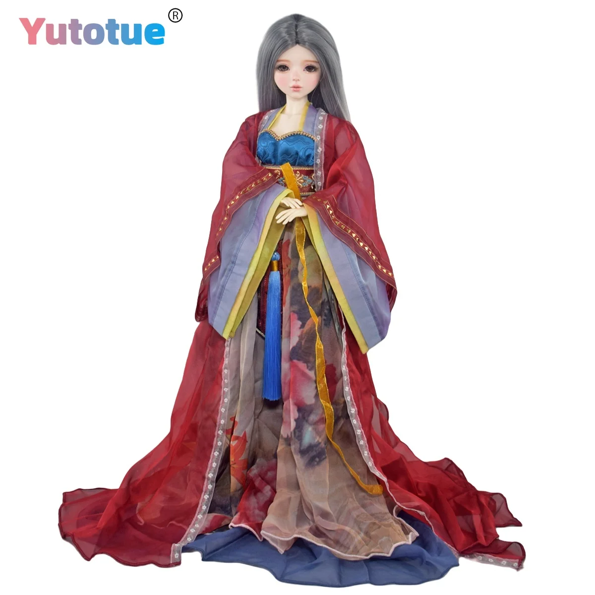 

YUTOTUE 56 см высота женская кукла BJD ручная роспись макияж реалистичная съемная древняя одежда наряды