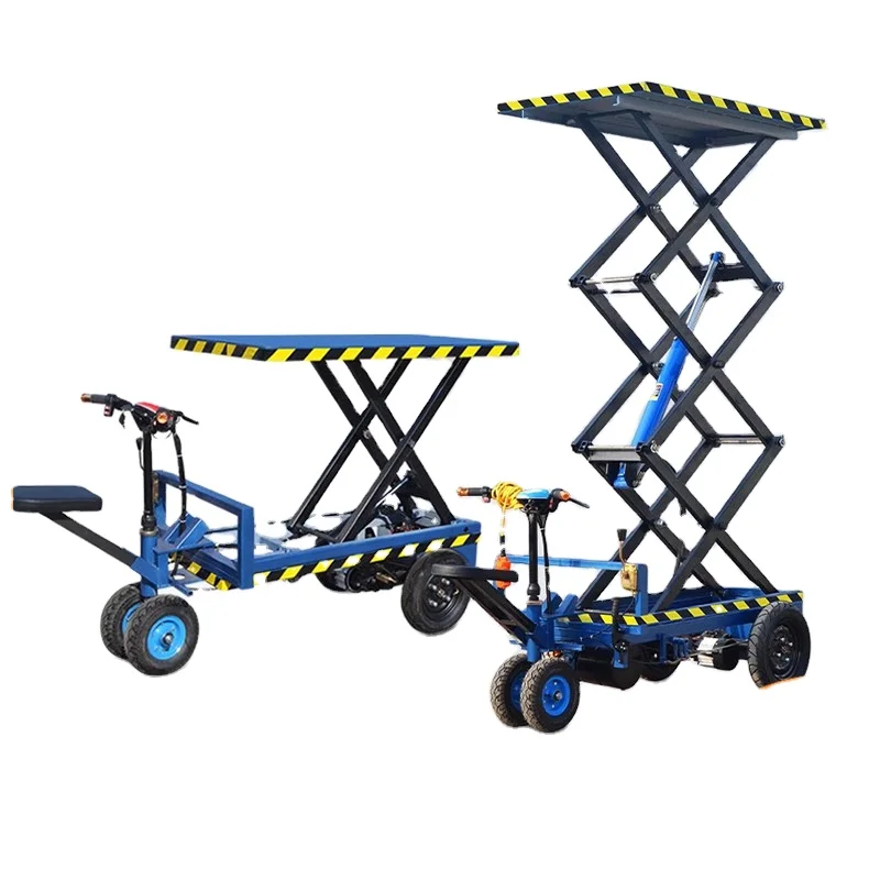 

Mobile Electric Scissor Lift Table Trolley for Farm Scaffolding Lift Platform