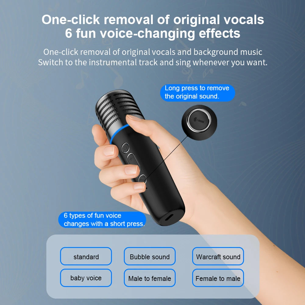 FM Transmitter Karaoke Microphone Road Trip Entertainment As Shown In The Figure Car Charger With Fm Transmitter