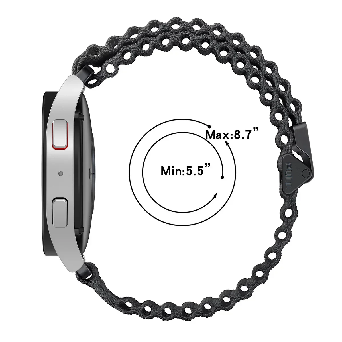 20mm 22mm Nylon Strap for Samsung Watch 6/4 Classic 5Pro 7 6 5 4 40 44mm Sports Trail Bracelet for Huawei GT5 4Pro GT3 Wristband