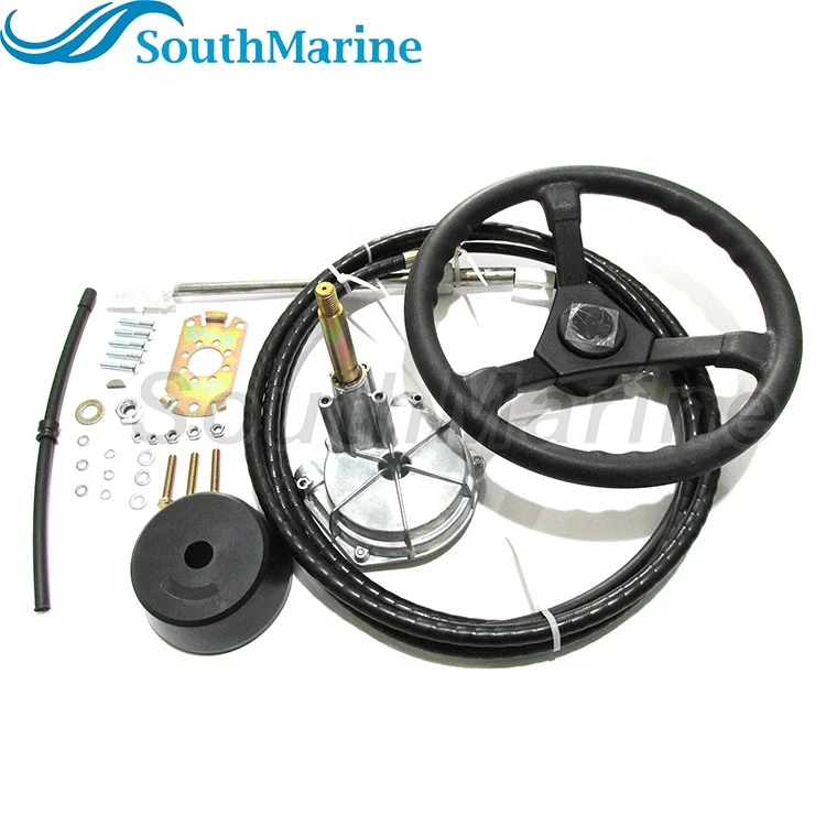 نظام تروس التوجيه الهيدروليكي/قارب خارجي كابل نظام التوجيه الميكانيكي الدوار والعجلة الخارجية