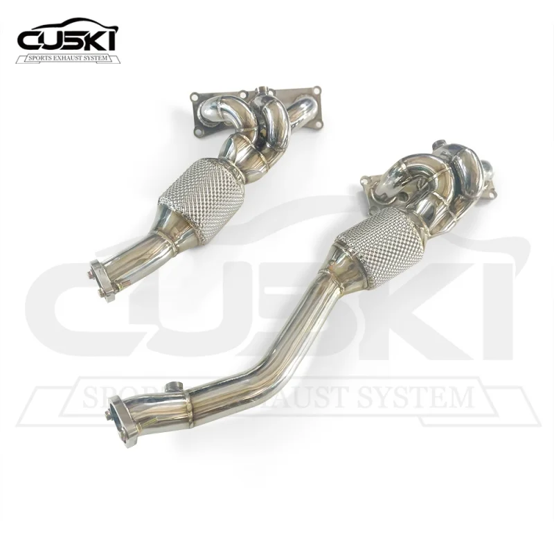 Downpipe di scarico per modifica di scarico automobilistico in acciaio inossidabile per BMW 523 F10 N52 2.5/3.0 2009-2015 Carexhaust