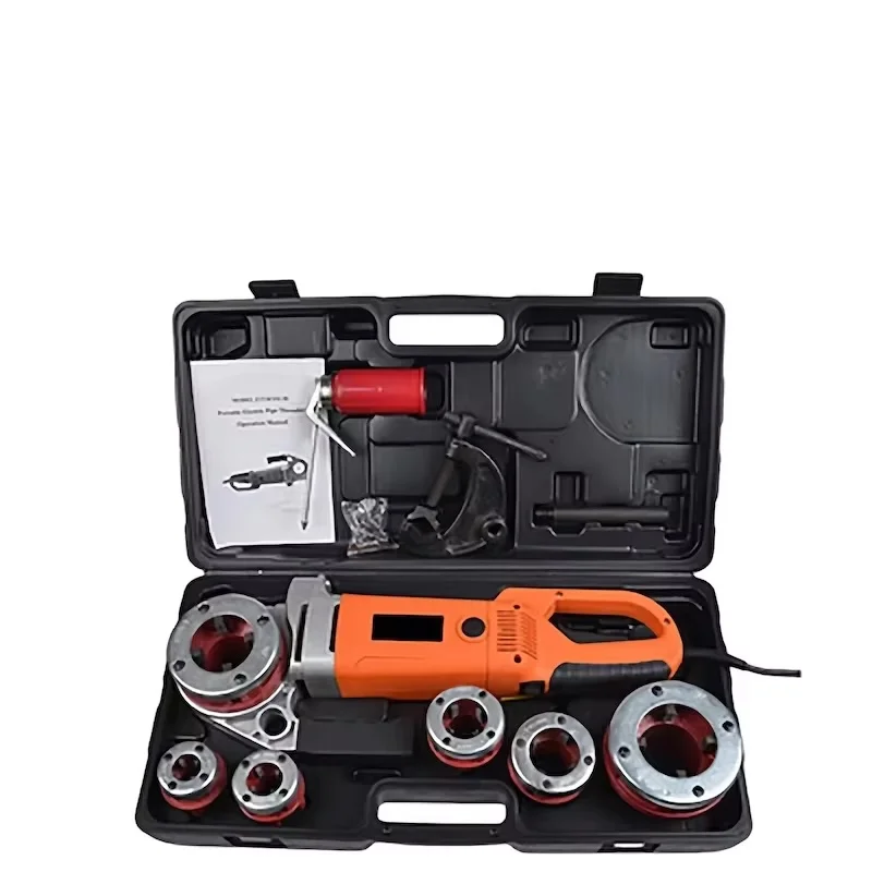 2300W 2 inch Hand-held electric pipe threader pipe tapping hinge tool galvanized pipe threading machine