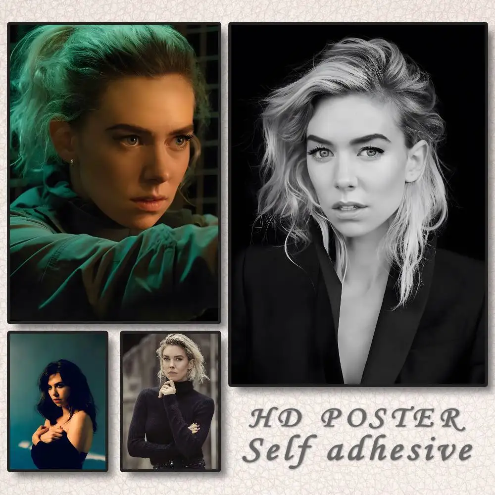الممثلة V-فانيسا كيربي ملصق فني ذاتي اللصق مقاوم للماء ورقة ملصق مقهى بار غرفة النوم جدار ديكور #1