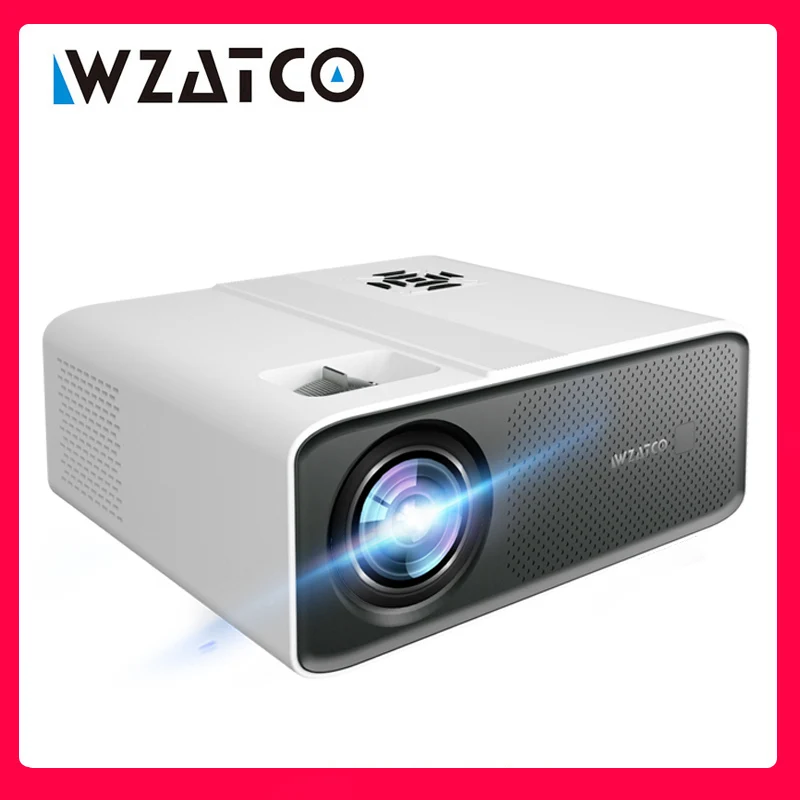 

Проектор WZATCO C5 для домашнего кинотеатра, 200 дюйма, 1080P