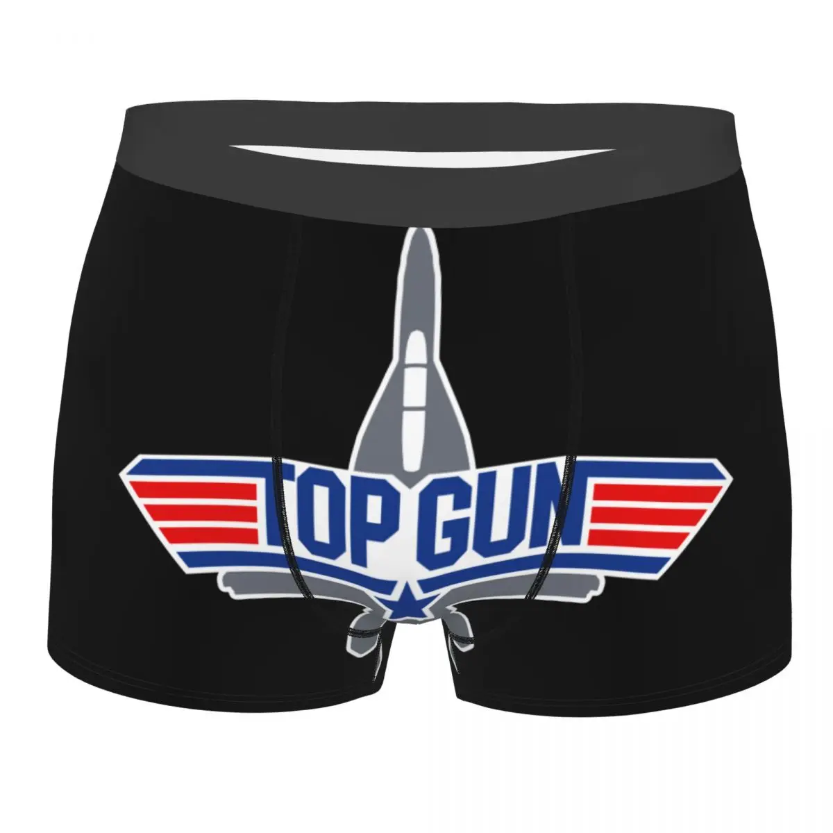 Custom Male Sexy Top Gun Maverick American Action Tom Cruise Movie Underwear Boxer Briefs Men Stretch Shorts Underpants