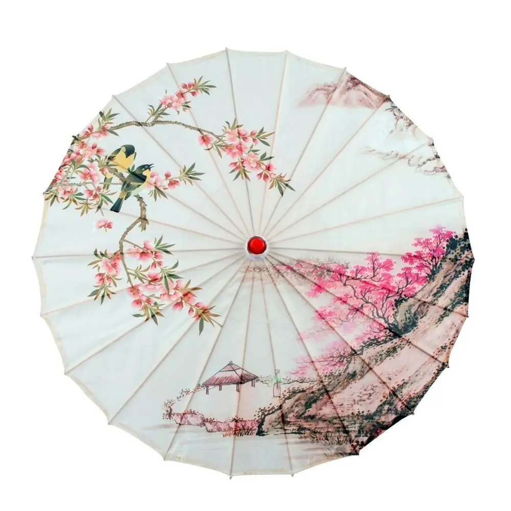 Chinese Antique Style Oiled Paper Umbrella 56cm 10 Colors Costumes Photography Umbrella Decorate Umbrella