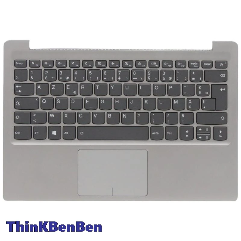 FR French Mineral Gray Keyboard Upper Case Palmrest Shell Cover For Lenovo Ideapad 320S 13 13IKB 5CB0Q17541