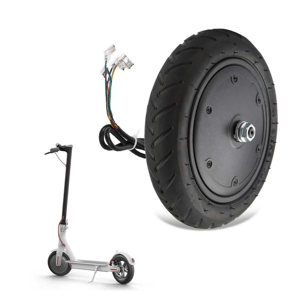 

250W Motor With Wheel Tire For Xiaomi M365 Electric Scooter Motor With Inflatable Tires Replacement Part Accessory